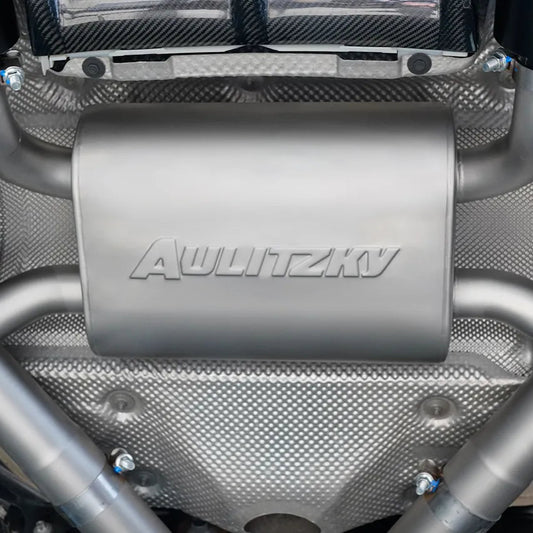 Aulitzky Exhaust | ECE Klappenabgasanlage 3" (76mm) ab Kat/OPF | passend für BMW M3/M4 inkl. Competition/CS (F80/F82/F83) S55
