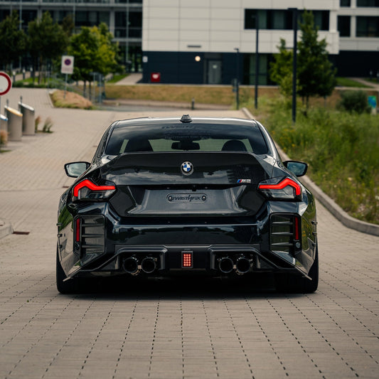TNF+ SOOQOO EVO Heckdiffusor mit Licht Carbon passend für BMW M2 (G87)