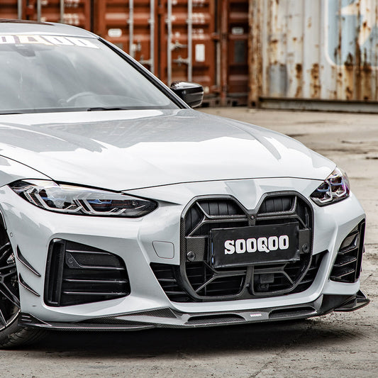 TNF+ SOOQOO Frontspoiler Carbon passend für BMW 4er (G26/i4/G26 Gran Coupe)
