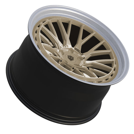 Raffa Wheels RFS-04 Forged Classic Monoblock | CHAMPAGNER POLISHED LIP | 20 -21 Zoll
