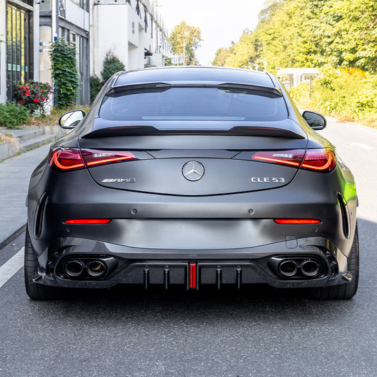 TNF+ SOOQOO Heckdiffusor Carbon mit Licht passend für Mercedes CLE 53 AMG (C236)
