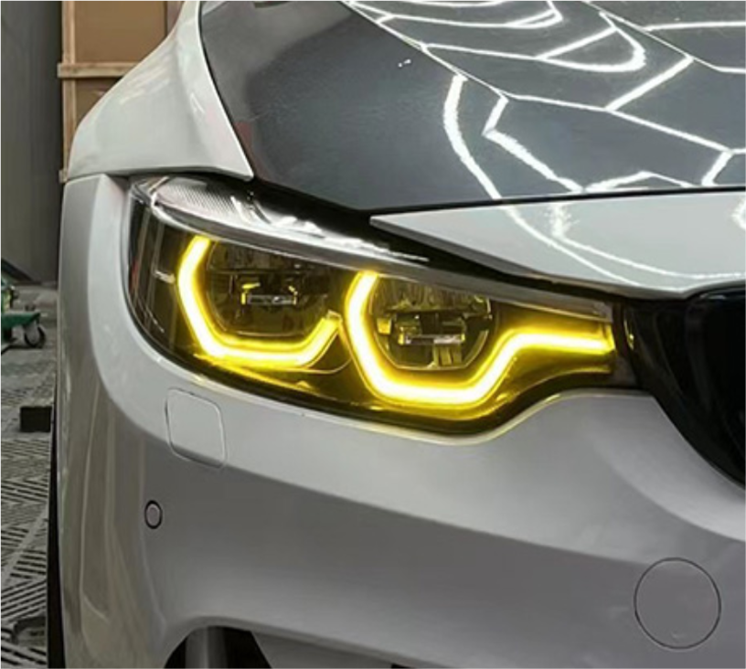TNF DRL Tagfahrlichter Module gelb weiß switch passend für BMW M3 (F80) M4 (F82) 4er (F32/F33/F36) 3er (F34) Facelift Modelle