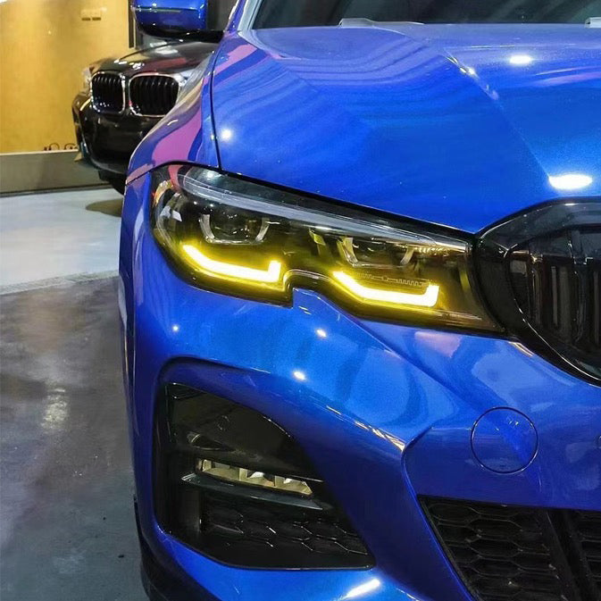 TNF DRL Tagfahrlichter Module gelb weiß switch passend für BMW 3er (G20) Baujahr 19-22 LED Scheinwerfer