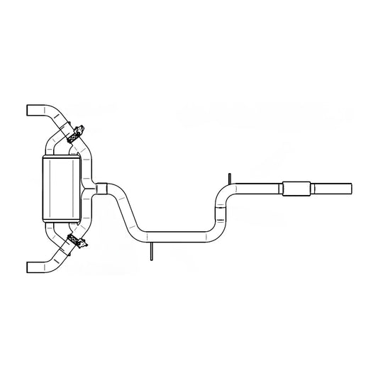 Aulitzky Exhaust | ECE Klappenabgasanlage 3" ab Kat | VW Golf 8 GTI/CS/ED45 2.0 TSI EA888 Gen.4 | Vorbestellung