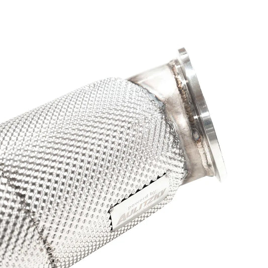 Aulitzky Exhaust | ECE Downpipe 3,54" (90mm) mit Sport-Kat | passend für BMW 335i/435i (F30/F31/F32/F33/F34/F36) N55