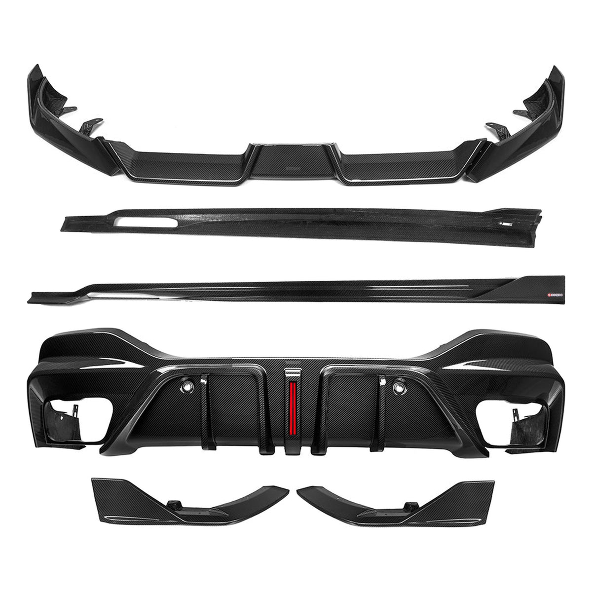 TNF+ SOOQOO Aero-Kit Carbon passend für BMW X6 (G06 Facelift)