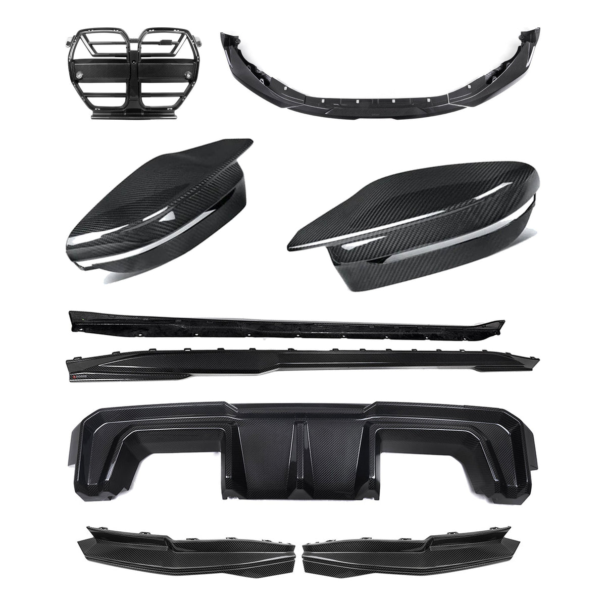 TNF+ SOOQOO B-Style Komplett-Kit Carbon passend für BMW M4 (G82/G83)