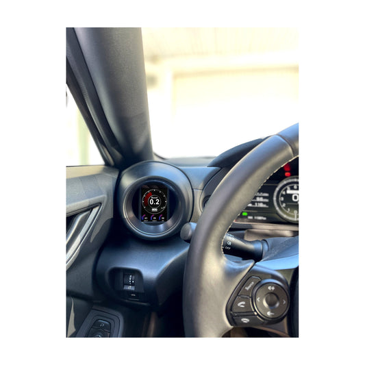 CANchecked Datendisplay MFD28 Gen2 passend für Toyota Yaris FL MK2/ GR86/ Subaru BRZ LHD/RHD
