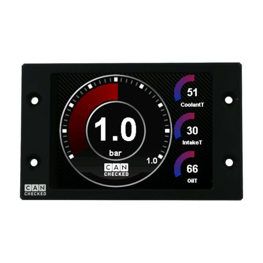 CANchecked Datendisplay MFD28 Gen2 passend für Opel Astra F LHD/RHD