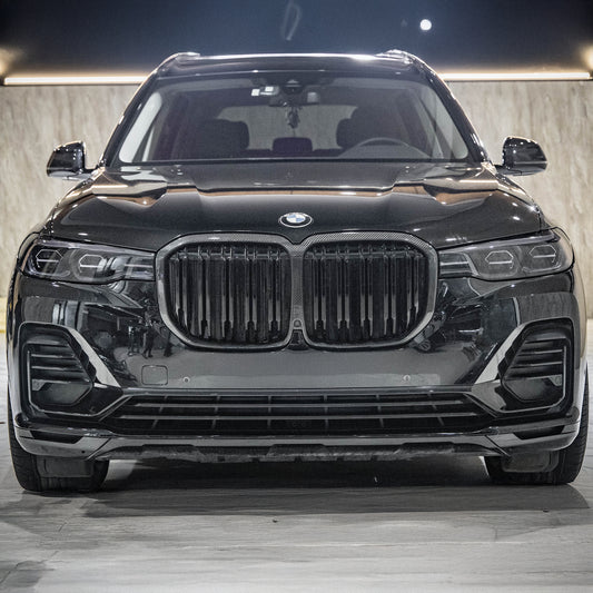 TNF+ Doppellamellen Frontgrill Carbon passend für BMW X7 (G07) PRE-LCI