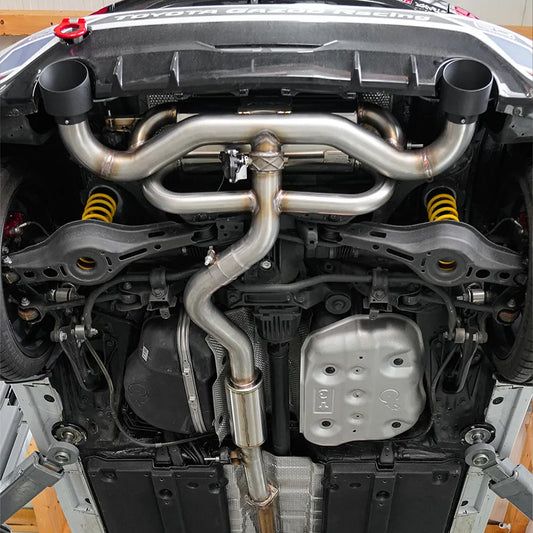 Aulitzky Exhaust | ECE Klappenabgasanlage 3" (76mm) ab OPF | passend für Toyota Yaris 1.6 GR (XP21) 261PS