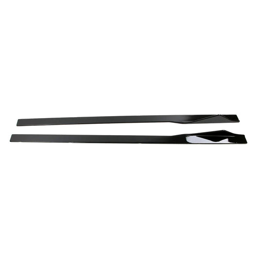 TNF Black Seitenschweller in schwarz glanz passend für BMW 2er M2 (F87 N55/F87C S55/F22/F23)