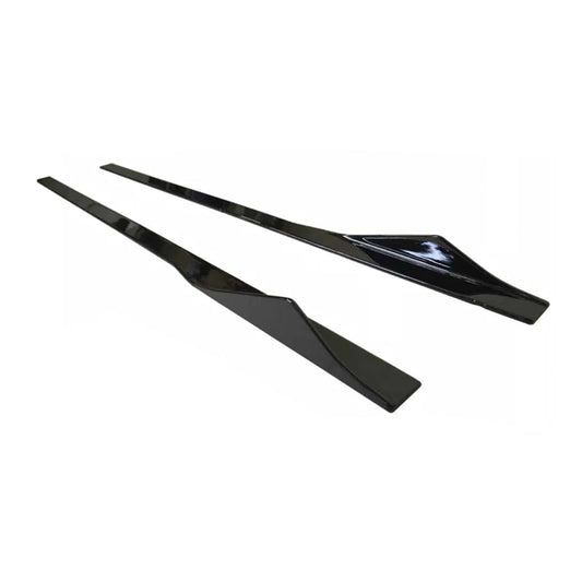 TNF Black Seitenschweller in schwarz glanz passend für BMW 2er M2 (F87 N55/F87C S55/F22/F23)