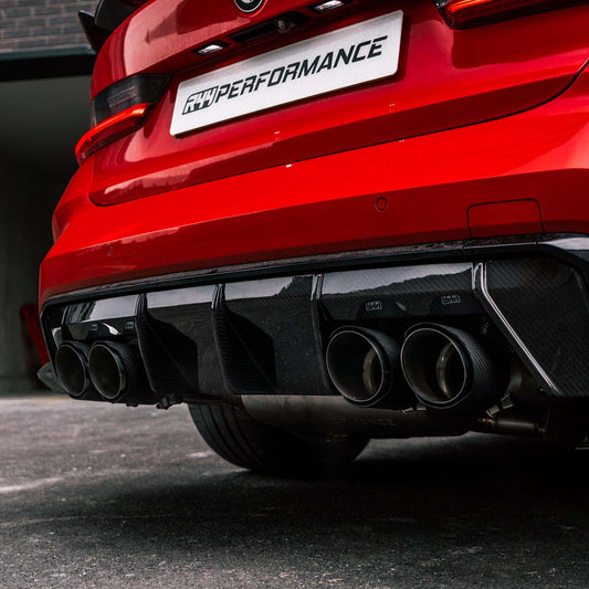 TNF+ Performance rear diffuser carbon suitable for BMW (G80/G81/G82/G83)