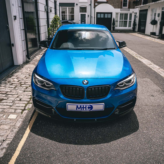 TNF Black Frontspoiler in schwarz glanz passend für BMW 2er (F22/F23)