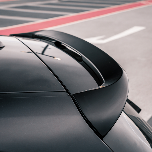 TNF Black Heck Spoiler in schwarz glanz passend für BMW 1er (F21/F22)