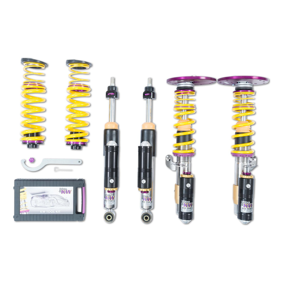 KW Gewindefahrwerk V4 Clubsport inkl. Stützlager passend für BMW M2 (F87 N55) BMW M2 (F87C S55)