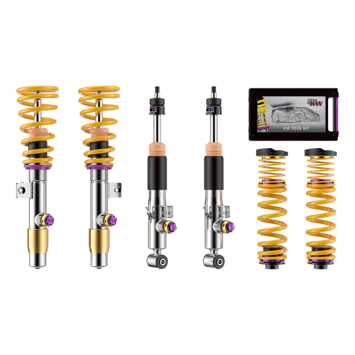 KW Gewindefahrwerk V4 (inkl. Stilllegung f. elektr. Dämpfer) passend für BMW M3 (G80) M4 (G82) xDrive