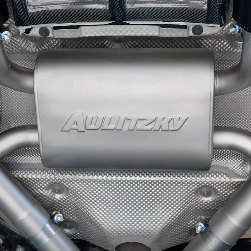 Aulitzky Exhaust | ECE Klappenabgasanlage 3" (76mm) ab Kat/OPF | passend für BMW M3/M4 inkl. Competition/CS (F80/F82/F83) S55