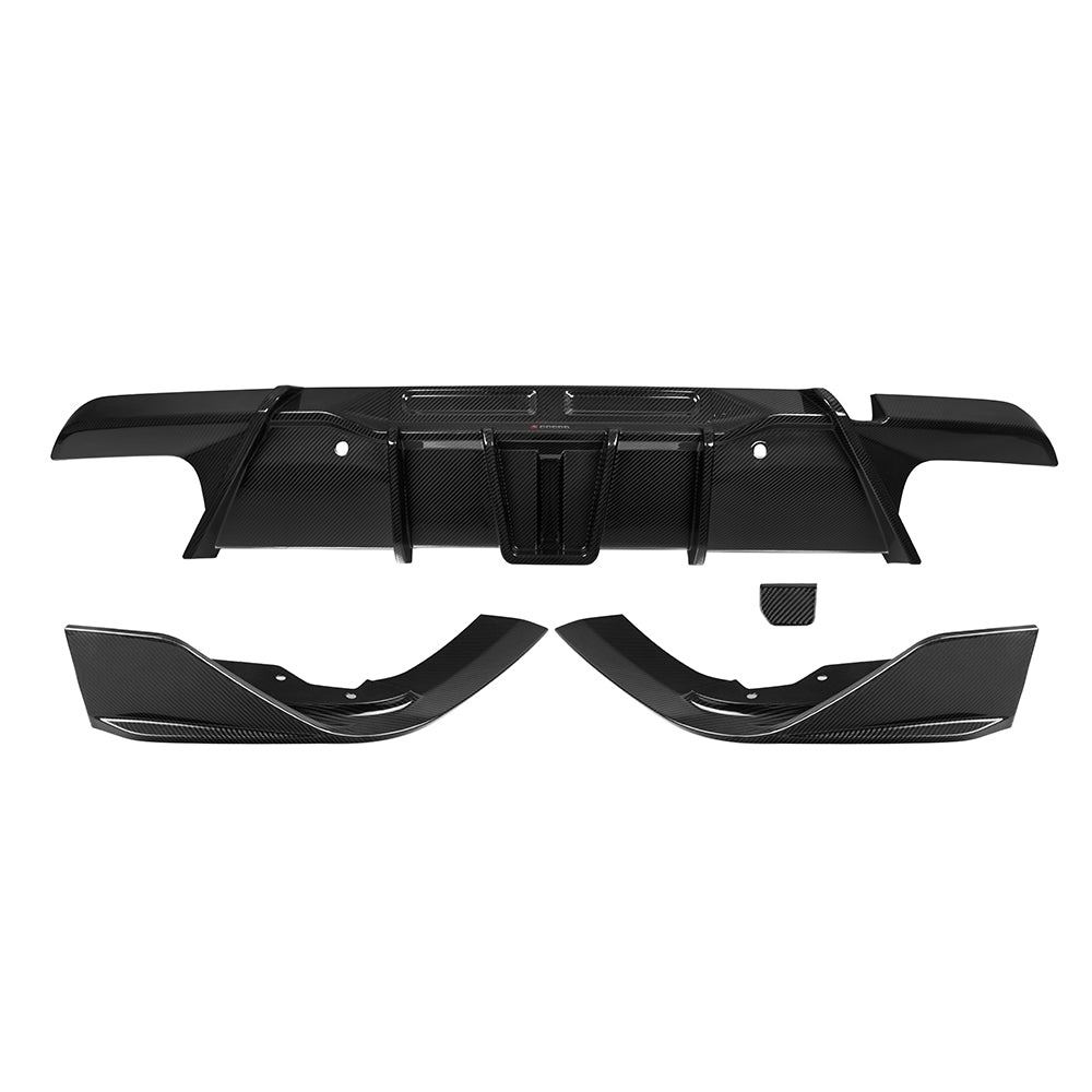 TNF+ SOOQOO Heckdiffusor Carbon passend für BMW X6 (F96/F96 Facelift)