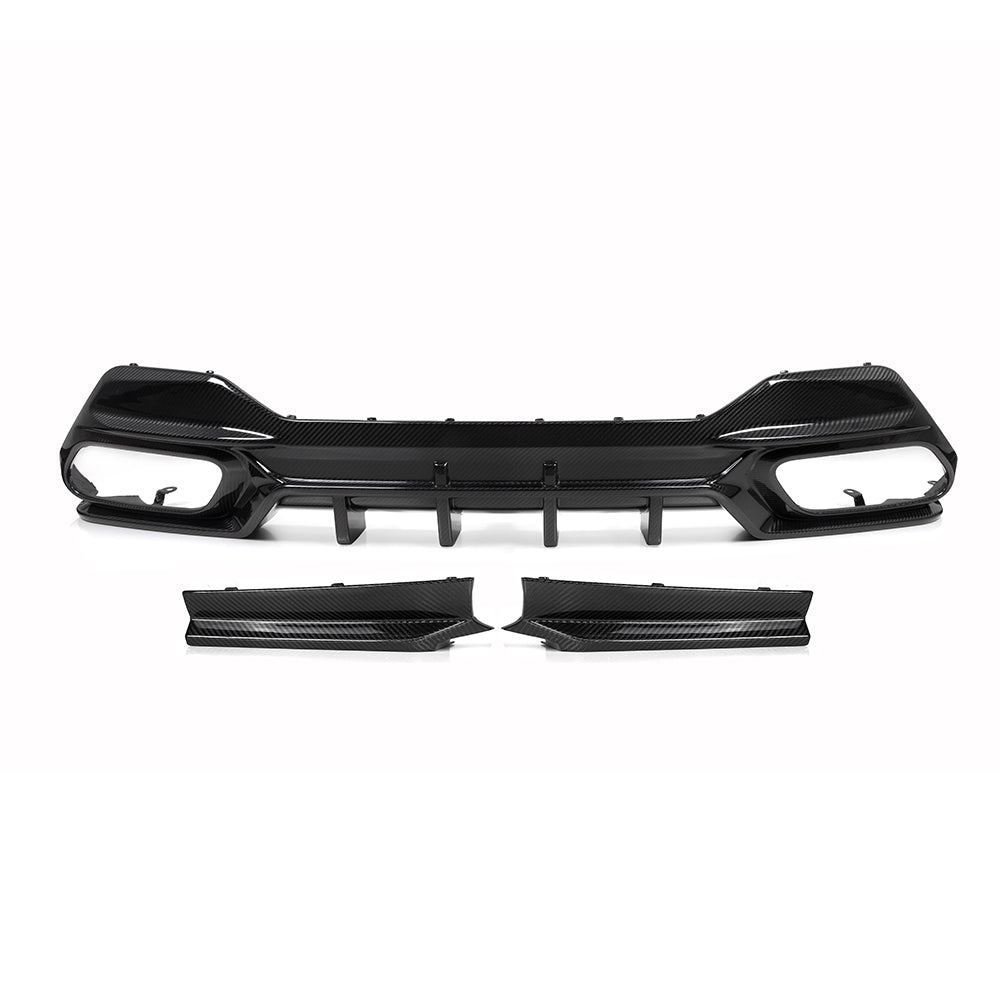 TNF+ SOOQOO Heckdiffusor Carbon passend für BMW 8er (G14 G15)