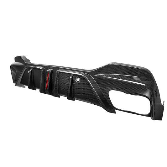 TNF+ SOOQOO Heckdiffusor Carbon mit Licht passend für BMW X6 (G06/G06 Facelift)