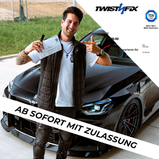 TwistNfix Universeller Kennzeichenhalter mit Zulassung
