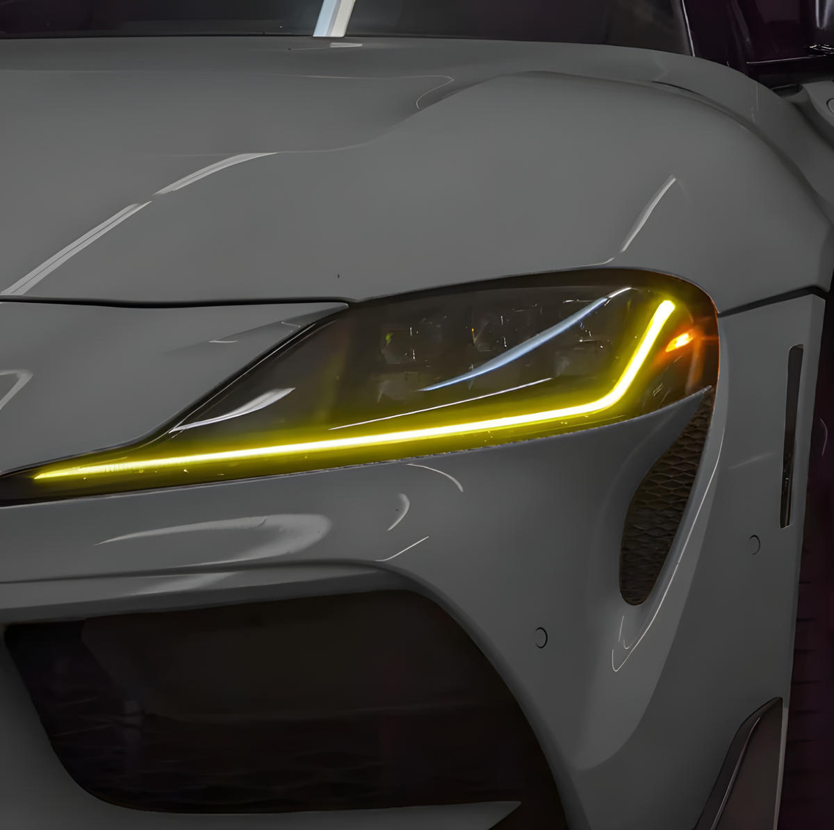 TNF DRL Tagfahrlichter Module gelb weiß switch passend für Toyota Supra A90 (MK5)