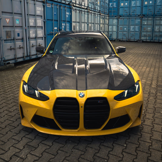 TNF+ SOOQOO Carbon Motorhaube passend für BMW M3 (G80/G81) M4 (G82/G83)