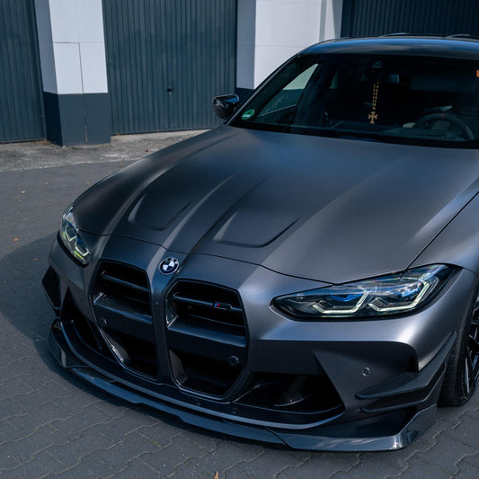 TNF+ SOOQOO Frontspoiler B-Style Carbon passend für BMW M3 (G80/G81) M4 (G82/G83)