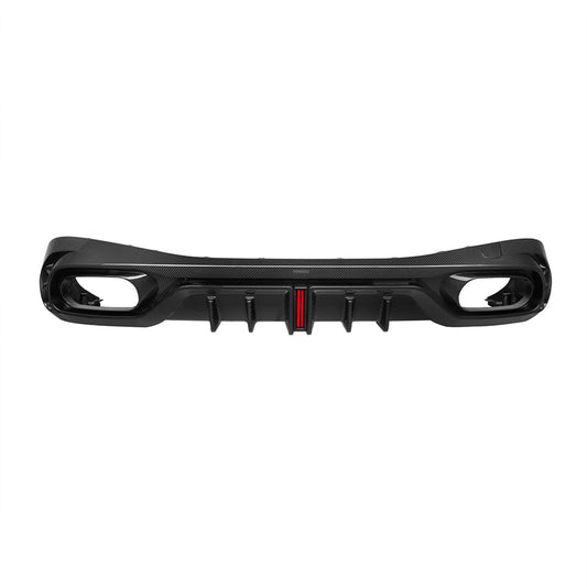 TNF+ SOOQOO Heckdiffusor Carbon mit Licht passend für Mercedes CLE 53 AMG (C236)