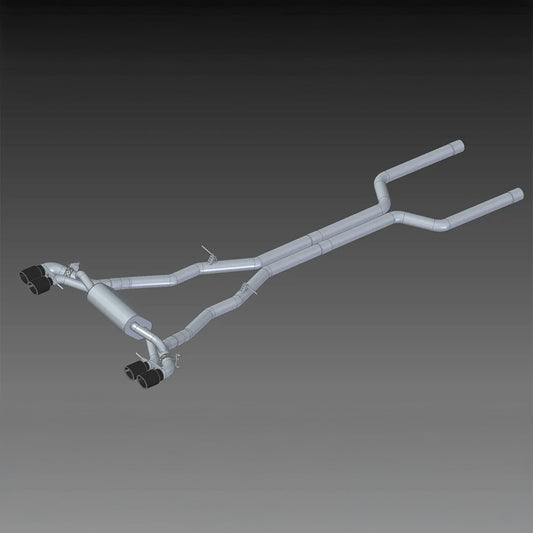 Aulitzky Exhaust | ECE Abgasanlage ab Kat/OPF mit Klappensteuerung | passend für BMW M5 inkl. Competition/CS (F90) S63