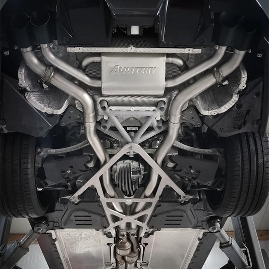 Aulitzky Exhaust | ECE Abgasanlage ab Kat/OPF mit Klappensteuerung | passend für BMW M5 (G90/G99) 727PS S68