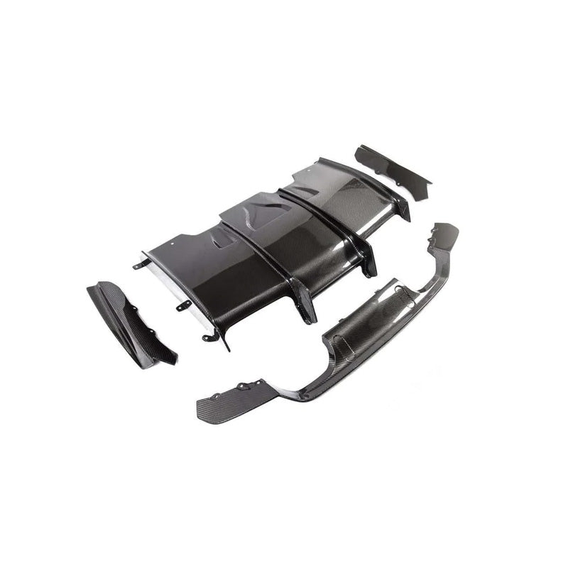 TNF+ 4-teiliger Heckdiffusor Carbon passend für BMW M3 (F80) M4 (F82/F83)