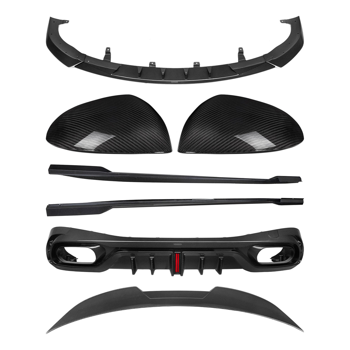 TNF+ SOOQOO Komplett-Kit Carbon passend für Mercedes-AMG CLE 53 (C236)