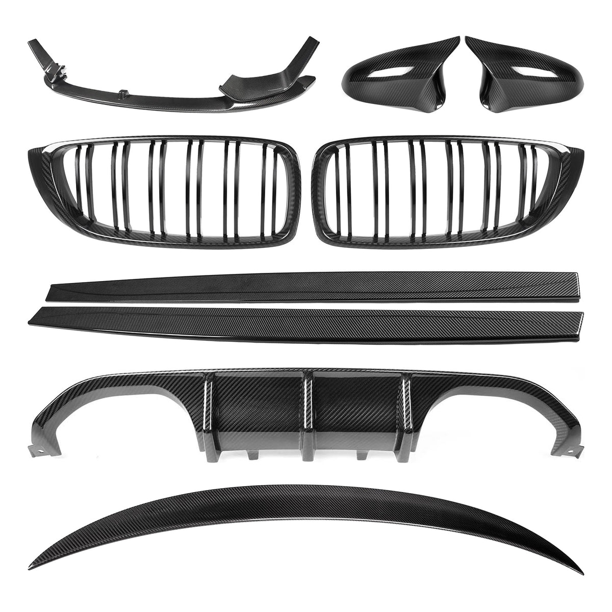 TNF+ Performance Komplett-Kit Carbon passend für BMW M3/M4 (F80/F82/F83)