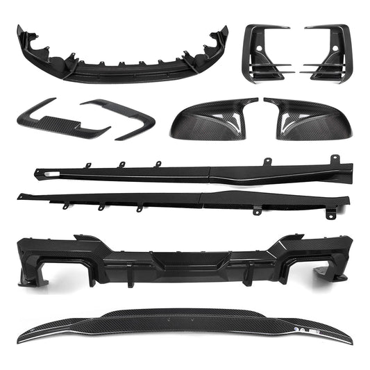 TNF+ SOOQOO Komplett-Kit Carbon passend für BMW X3 (G01 Facelift) – X3 M40i