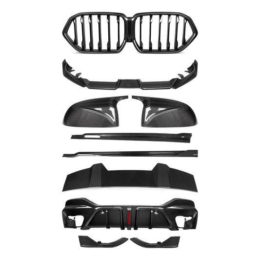 TNF+ SOOQOO Komplett-Kit Carbon passend für BMW X6 (G06 Facelift)