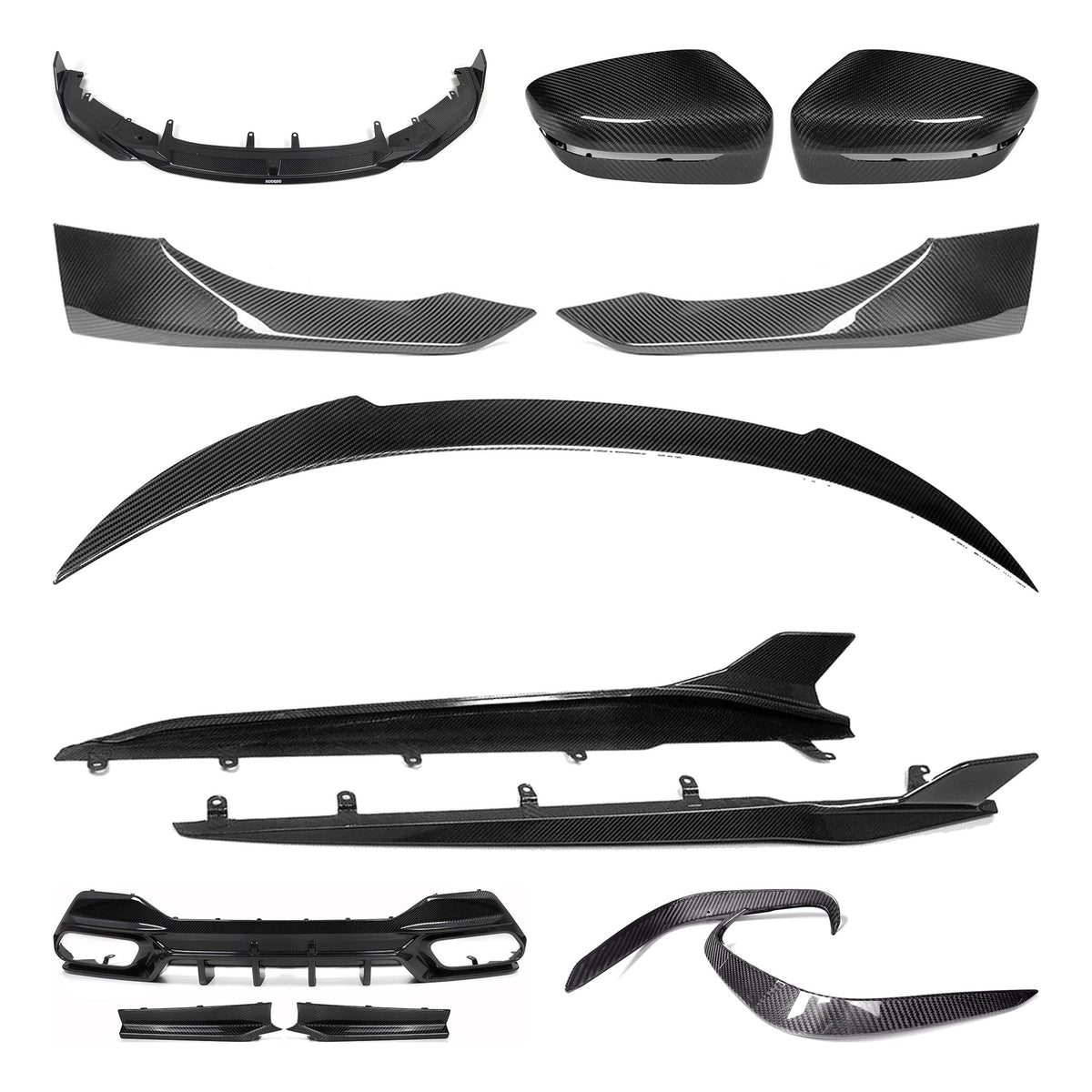 TNF+ SOOQOO Komplett-Kit Carbon passend für BMW 8er Coupé/Cabrio (G14/G15)