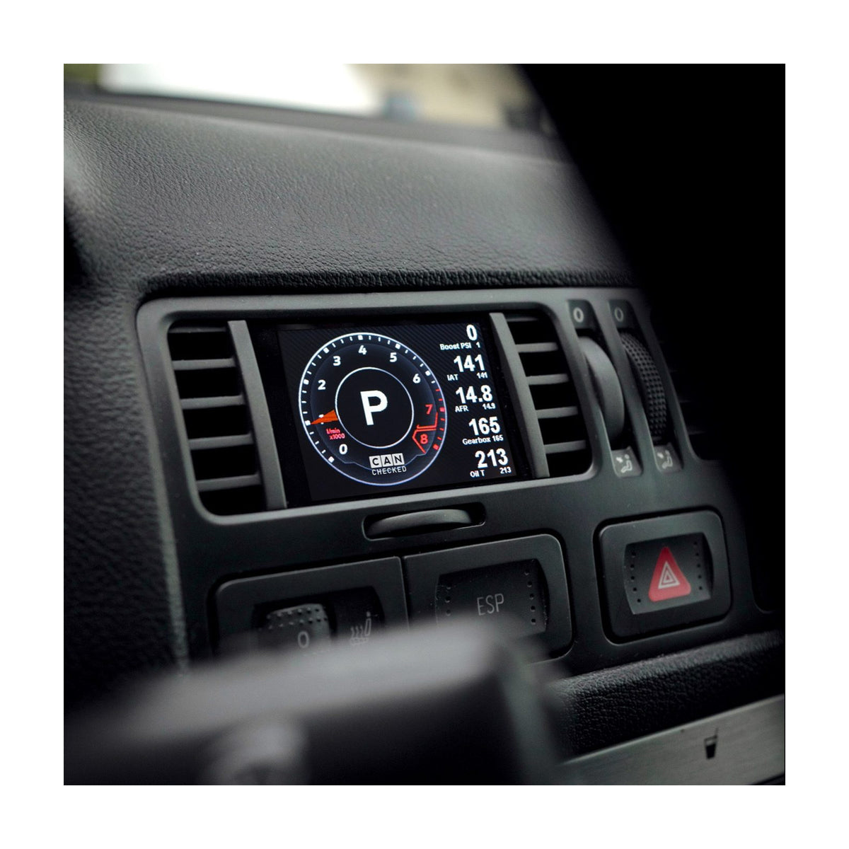 CANchecked Datendisplay MFD28 Gen2 passend für VW Golf MK4 FL R32/ Bora LHD