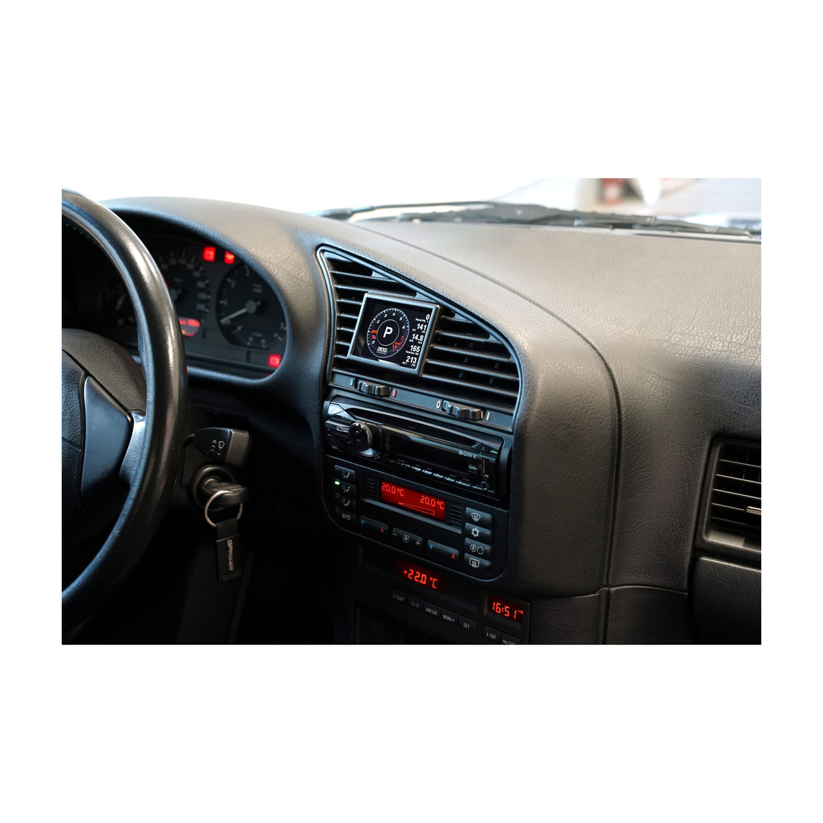 CANchecked Datendisplay MFD28 Gen2 passend für BMW 3er E36 LHD