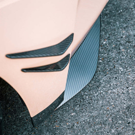 TNF+ Seiten Frontspoiler Ersatz L+R Carbon passend für BMW M3 (G80/G81) M4 (G82/G83)