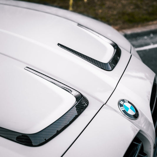 TNF+ SOOQOO Carbon Motorhauben Aufsätze passend für BMW M3 (G80/G81) M4 (G82/G83)